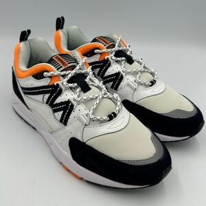 Karhu Fusion 2.0 Sneakers White Black Orange Dad Reto Runner Y2K Women 8.5 Men 7